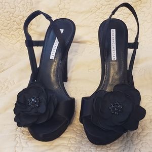 VERA WANG SATIN SHOES LAVENDER Black